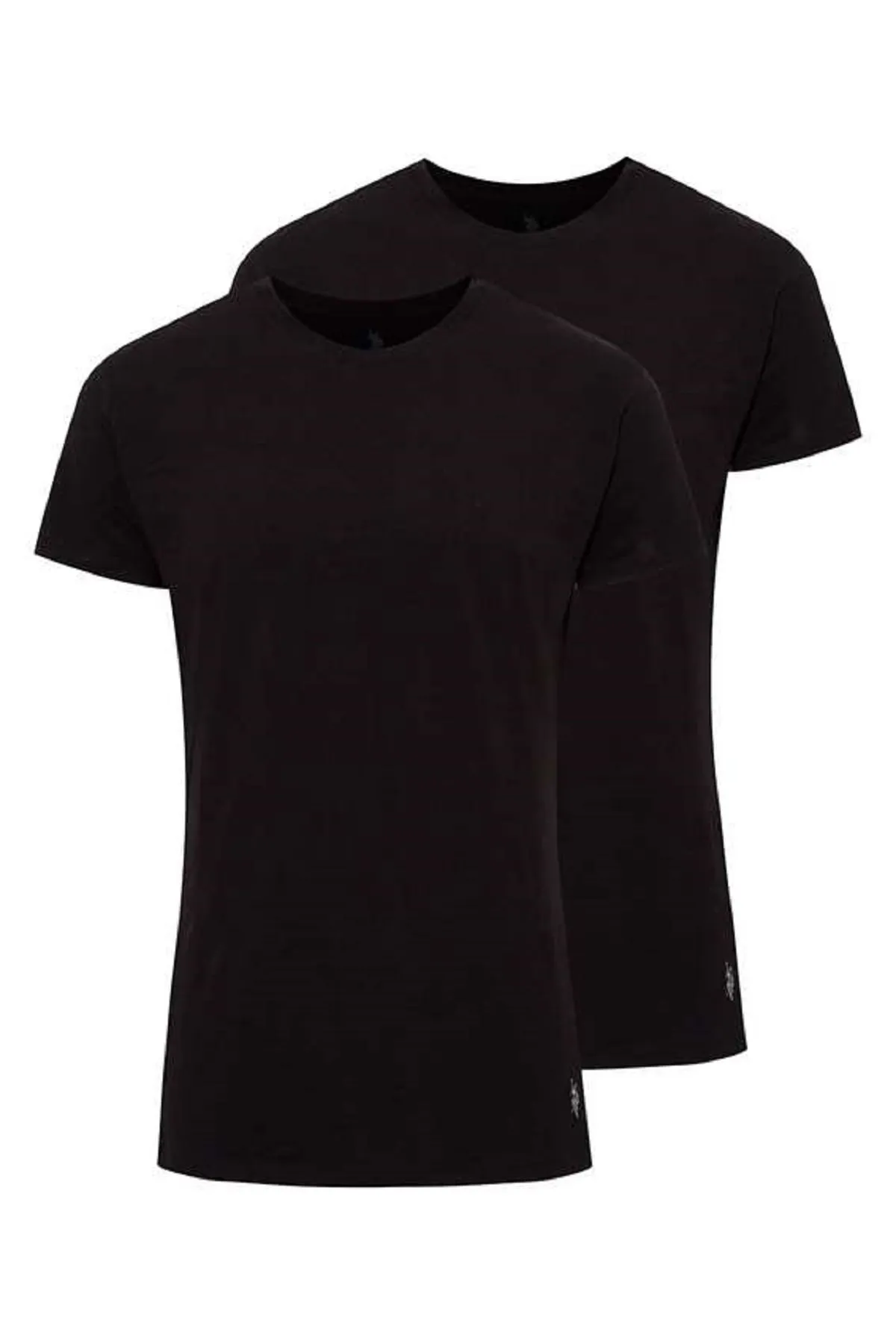 U.S. Polo Assn. 2 Pack, 100% Cotton Men’s T-shirt 80196 Black